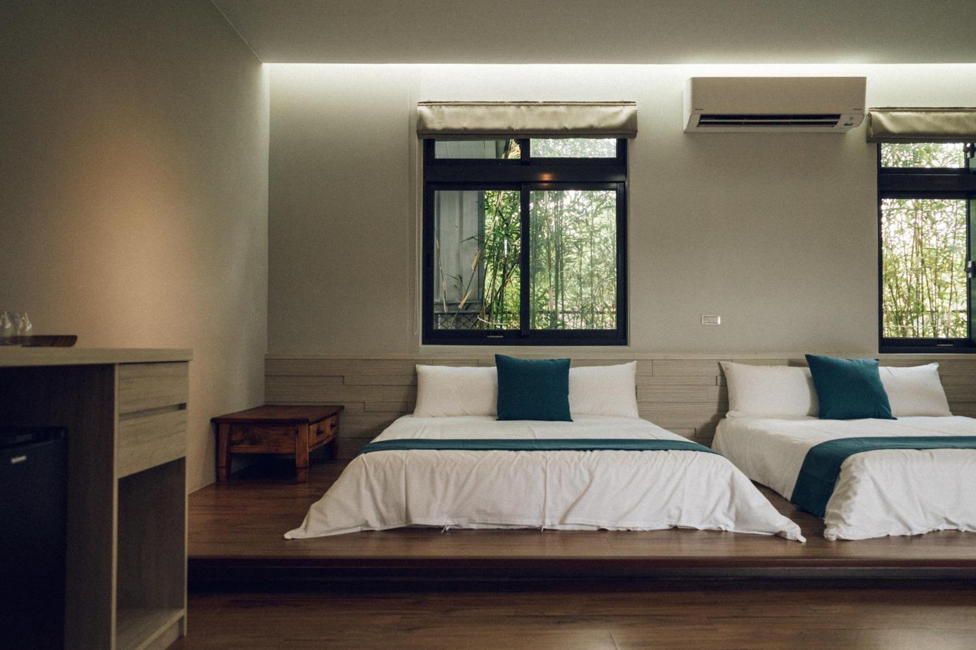 蘊慢築 茶花藝主題民宿 Yun Man Zhu Homestay Gongguan ภายนอก รูปภาพ